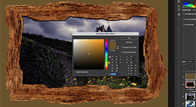 Fotoframe in Photoshop