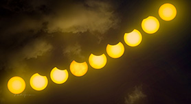 Plan een foto van een zonsverduistering